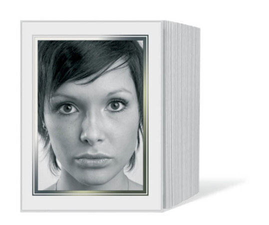 Daiber 20110 - Silver - White - Multi picture frame - Rectangular - Portrait - 130 mm - 180 mm