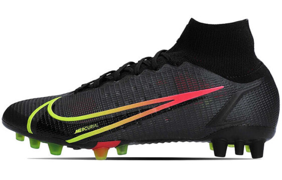 Кроссовки футбольные Nike Mercurial Superfly 8 Elite AG 14 Black Orange Red CV0956-090