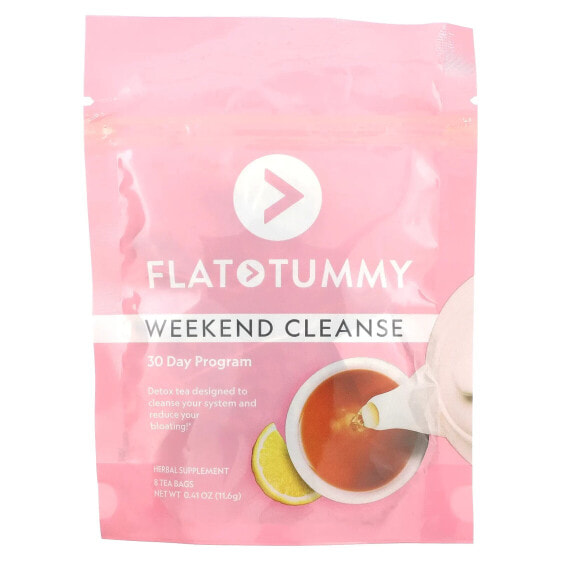 Чай для очищения организма на выходные Flat Tummy, 8 пакетиков, 11.6 г