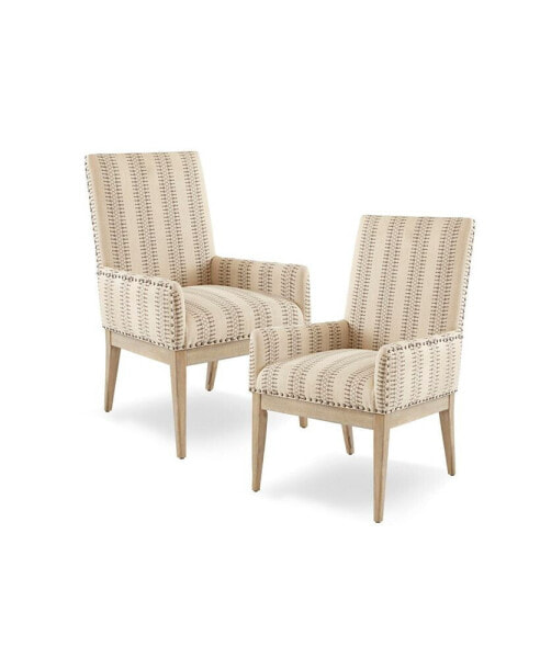 Rika Dining Arm Chair, Set Of 2