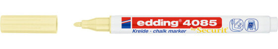 EDDING Kreidemarker 4085 - Pastel - Yellow - Bullet - 1 pc(s)