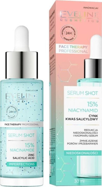 Eveline Eveline Face Therapy Professional Serum Shot Kuracja redukująca niedoskonałości - 15% Niacynamid 30ml