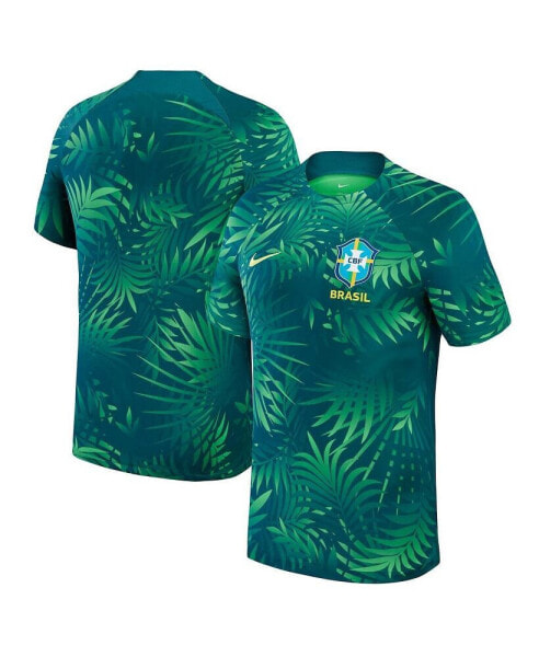 Men's Green Brazil Women's National Team 2023 Academy Pro Pre-Match Jersey