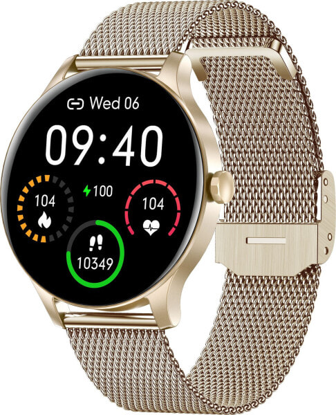 Smartwatch Garett Classy Złoty (CLASSY_ZLOT_STAL)