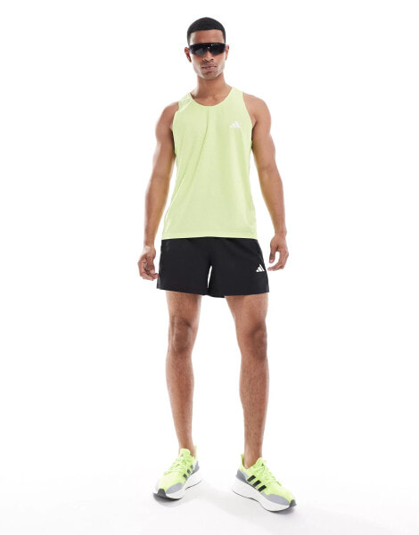 adidas Running Own The Run tank top in green