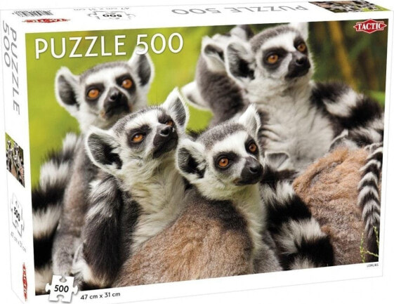 Tactic Puzzle 500 Animals: Lemurs