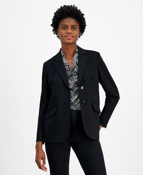 Women's Two-Button Compression Blazer