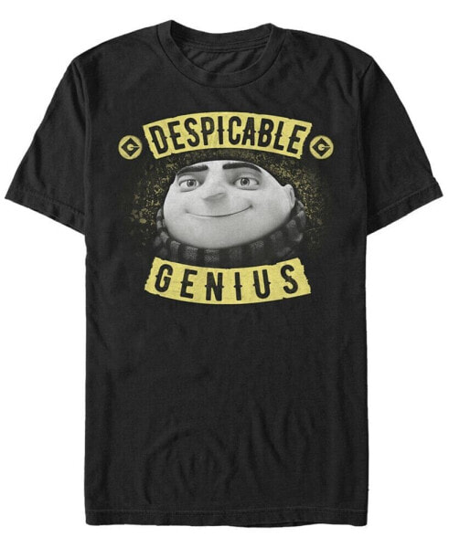 Minions Men's Gru Despicable Genius Short Sleeve T-Shirt