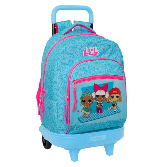 Школьный рюкзак с колесиками LOL Surprise! Divas Синий 33 X 45 X 22 cm