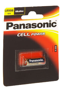 Одноразовая батарейка Panasonic LRV08 - щелочная, 12 V, 38 mAh