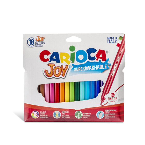 Set of Felt Tip Pens Carioca 40555 Multicolour (18 Pieces)