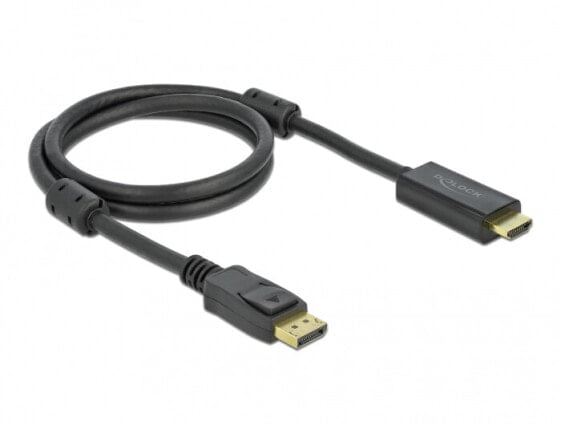 Delock 85955 - 1 m - HDMI Type A (Standard) - DisplayPort - Male - Male - Straight