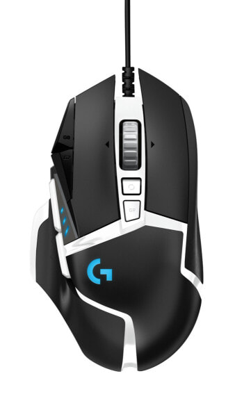 Logitech G G502 SE HERO Gaming Mouse - Right-hand - Optical - USB Type-A - 25600 DPI - 1 ms - Black - White