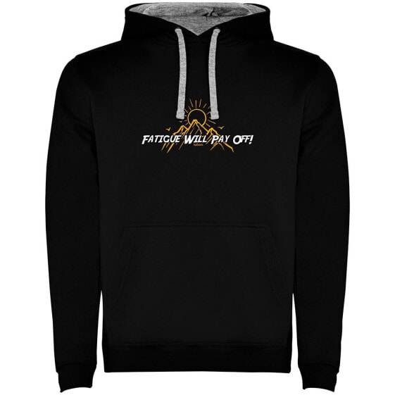 KRUSKIS Fatigue Will Pay Off Bicolor hoodie