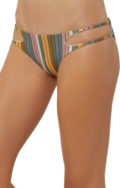 O'neill Women's 243126 Side Cut Out Bikini Bottoms Multi Swimwear Size S
