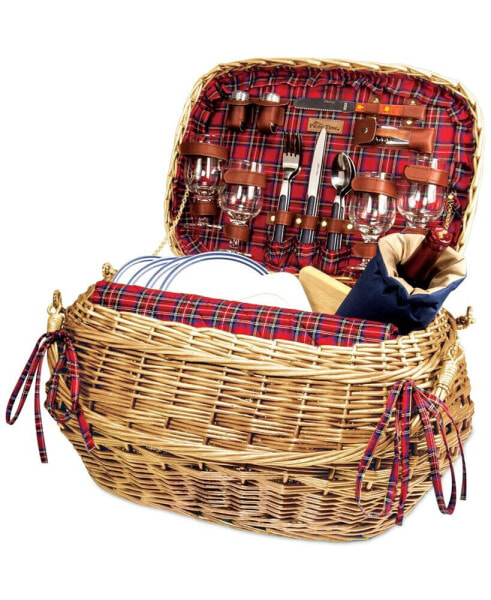 Пикник-корзина красная Highlander Picnic Basket PICNIC TIME