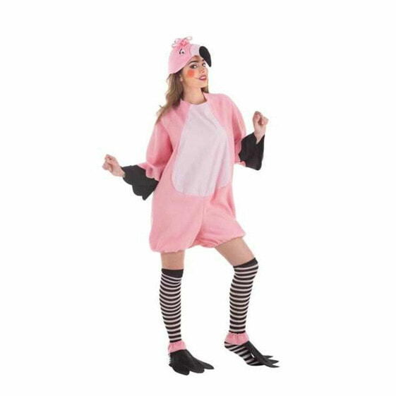 Маскарадные костюмы для взрослых Розовый фламинго (4 Предметы)