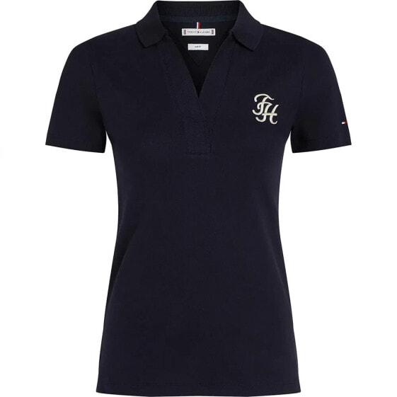 TOMMY HILFIGER Script short sleeve polo