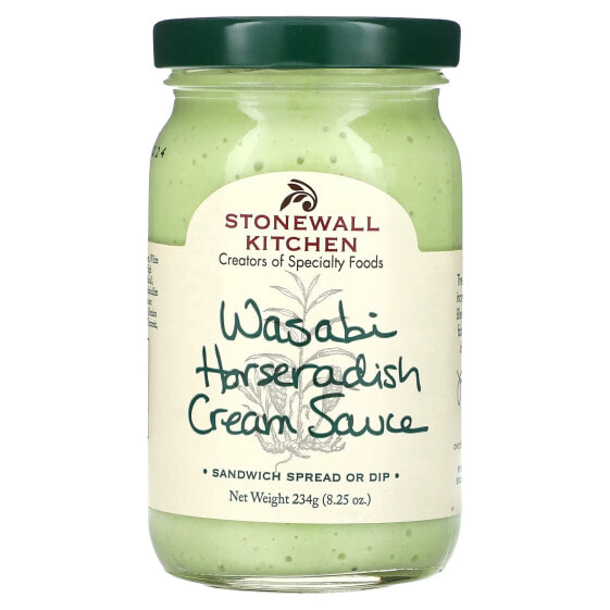 Stonewall Kitchen, Wasabi Horseradish Cream Sauce, 8.25 oz (234 g)