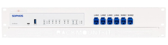 Rackmount.IT Rack Mount Kit for Sophos RED 20 / RED 60 - Mounting bracket - White - 1.3U/2U - Sophos RED 20 - RED 60 - 482 mm - 217 mm