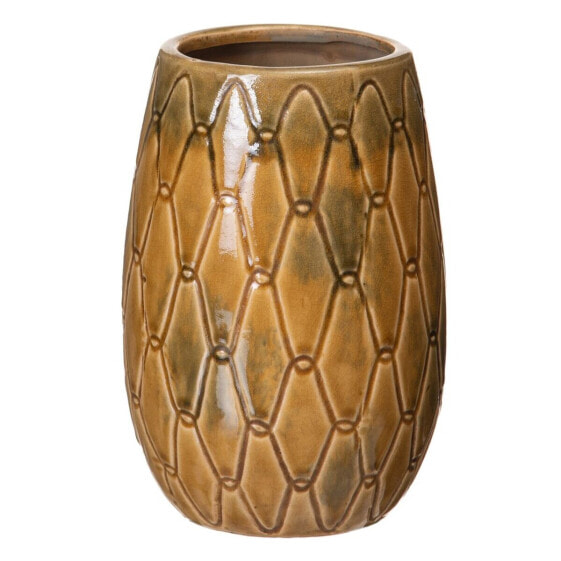 Ваза керамическая BB Home Vase 15 x 15 x 22,5 см Горчичная