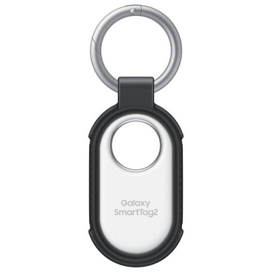 Чехол силиконовый для Samsung Galaxy SmartTag2 черно-серебряный
