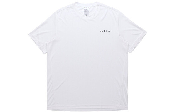 adidas 运动短袖T恤 男款 白色 / Футболка Adidas T FL0288