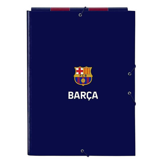 Файл для школы канцелярский SAFTA F.C.Barcelona 1St Equipment 23/24 с упругим кольцевым механизмом