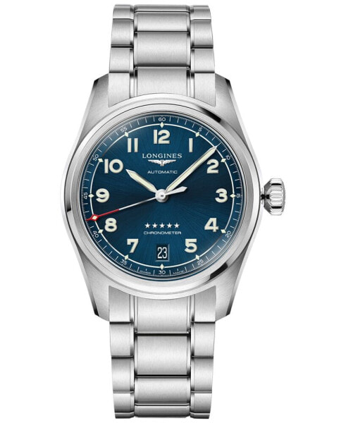 Women's Swiss Automatic Spirit Stainless Steel Bracelet Watch 37mm