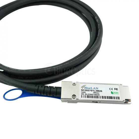 BlueOptics Extreme Networks 100G-DACP-QSFP4SFP5M kompatibles BlueLAN QSFP28 DAC