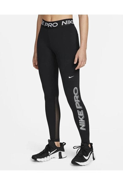 Легинсы Nike Pro Dri-fit Mid-rise Graphic 7/8 Training для женщин