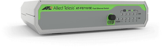 Allied Telesis FS710/5E - Unmanaged - Fast Ethernet (10/100) - Full duplex - Wall mountable
