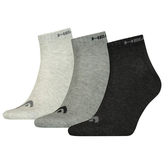HEAD Unisex Quarter short socks 3 pairs