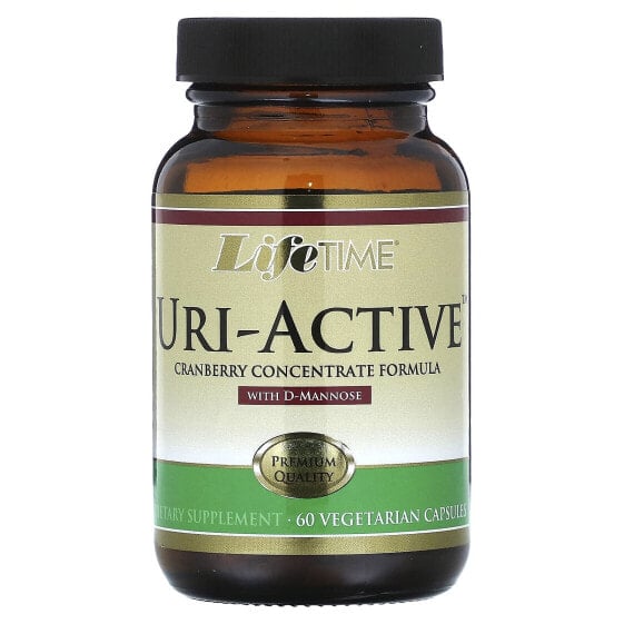 Uri-Active, Cranberry Concentrate Formula with D-Mannose, 60 Vegetarian Capsules