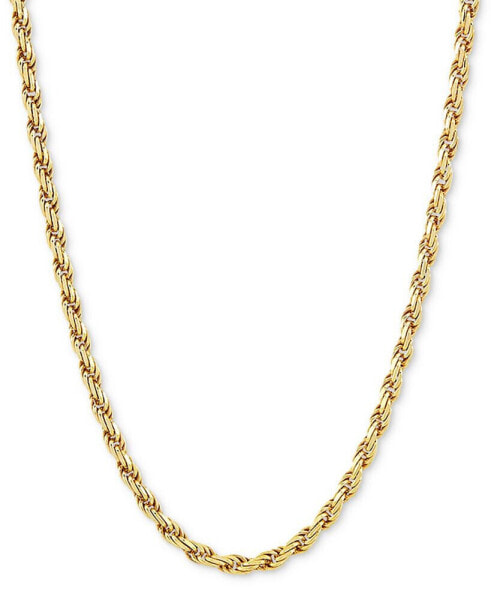 Giani Bernini rope Link 18" Chain Necklace in 18k Gold-Plated Sterling Silver