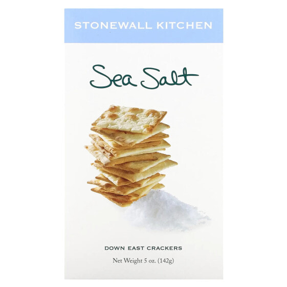 Stonewall Kitchen, Down East Crackers, крекеры с морской солью, 142 г (5 унций)