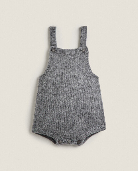 Cashmere baby dungarees