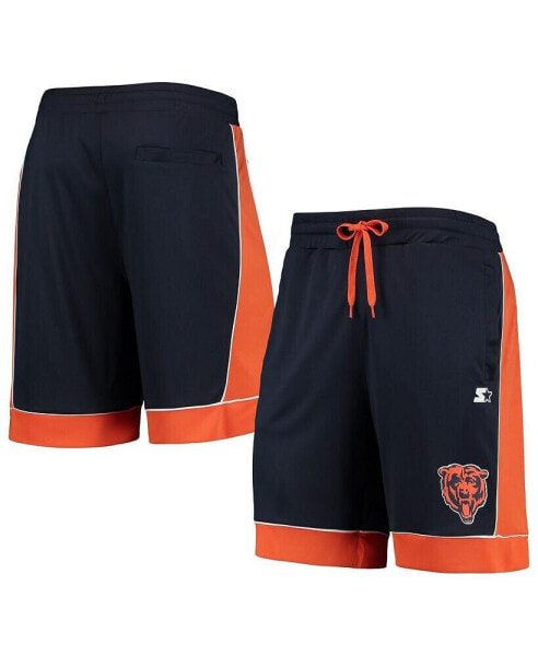 Men's Navy, Orange Chicago Bears Fan Favorite Fashion Shorts