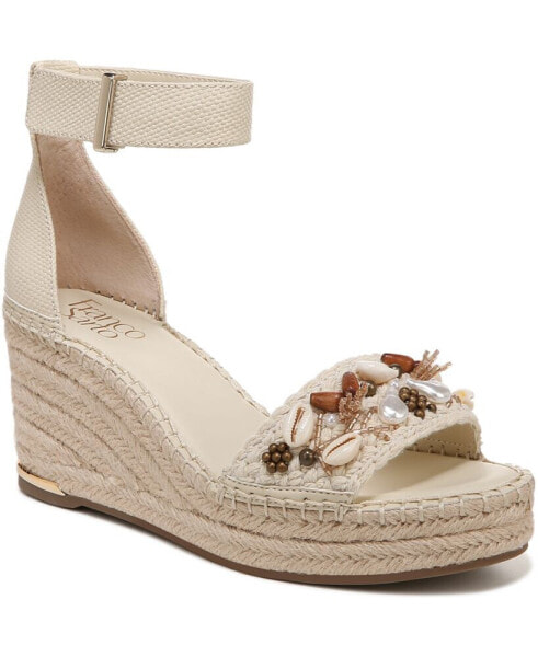 Women's Clemens-Shell Espadrille Wedge Sandals