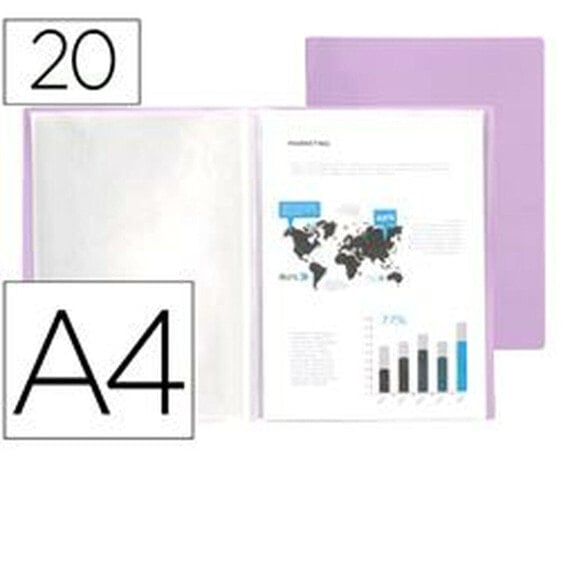 Document Holder Liderpapel EC69 Lilac A4
