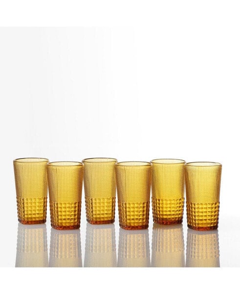 Malcolm Ice Beverage Glasses, Set of 6