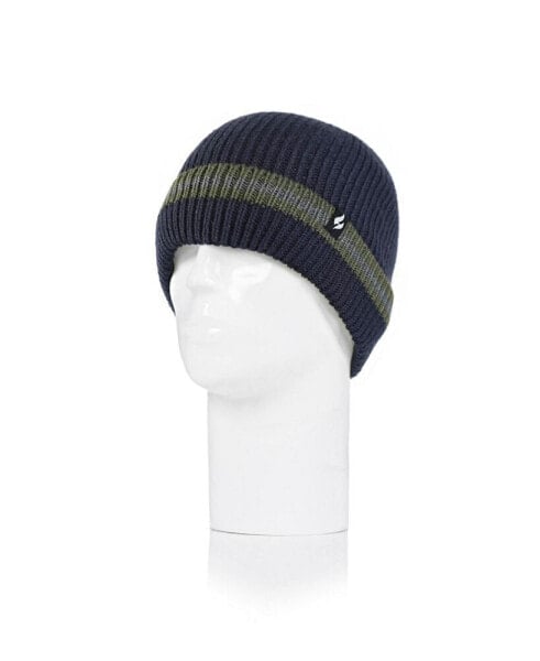 Men's Simon Rib Knit Roll Up Hat