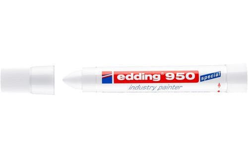 EDDING 950 - Black - White - 1 colours - Bullet tip - Round - 1 cm