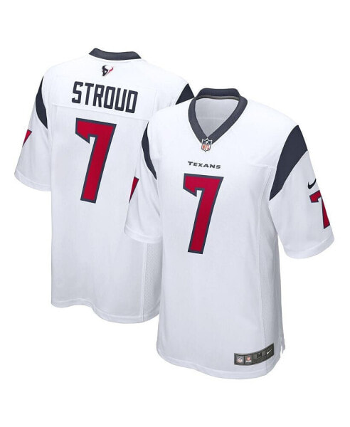 Men's CJ Stroud White Houston Texans 2023 NFL Draft First Round Pick Game Jersey