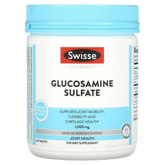 Ultiboost, Glucosamine Sulfate, 1,500 mg, 180 Tablets