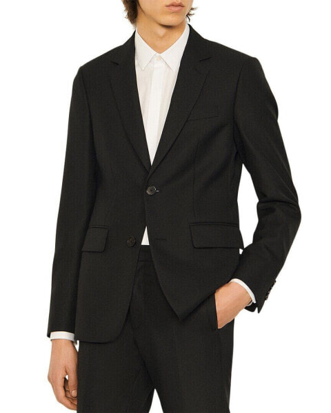Sandro Alpha Wool-Blend Suit Jacket Men's