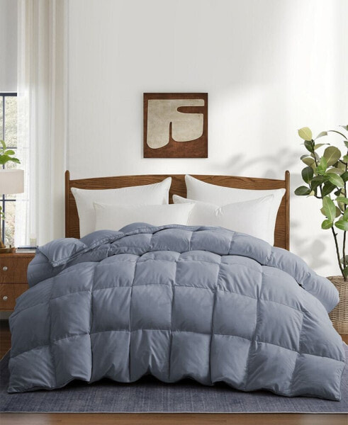 Cozy Medium Warmth Down Feather Fiber Comforter, Twin