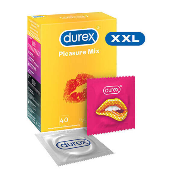 Презервативы удовольствие DUREX Pleasure MIX 40 шт.