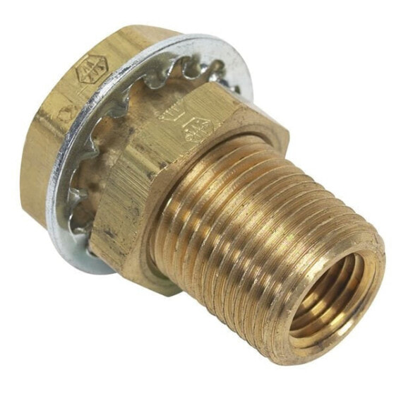 MOELLER Universal Brass Bulkhead Female Fuel Connector