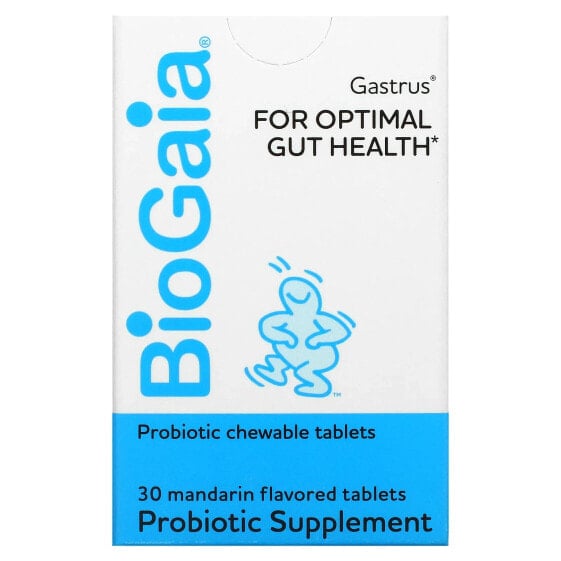 Пробиотики для здоровья кишечника BioGaia, Мандарин, 30 таблеток